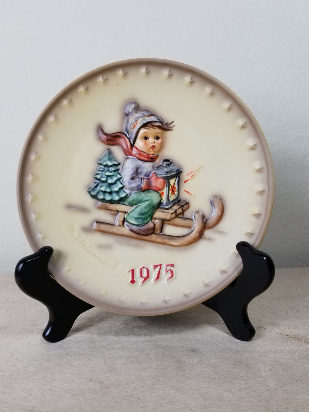 Hummel Plate Wall Decor 7 1/2" Goebel 1975 Hand Painted Hum 268 West Germany